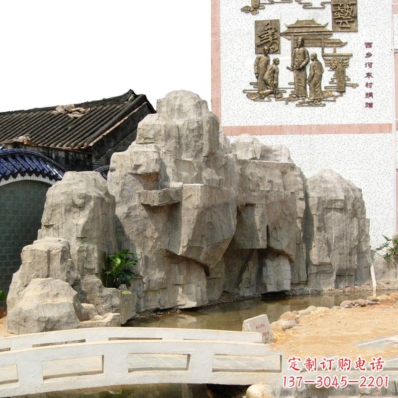 常州塑石假山雕塑