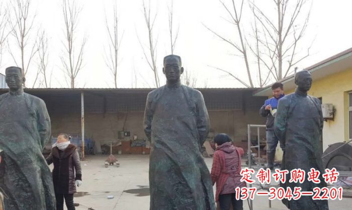 常州陶行知人物铜雕 (3)