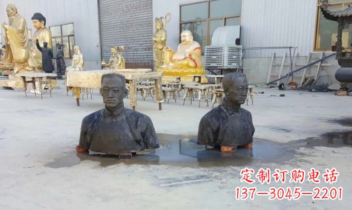 常州陶行知半身像铜雕