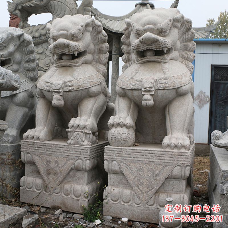 常州天安门狮子石雕塑
