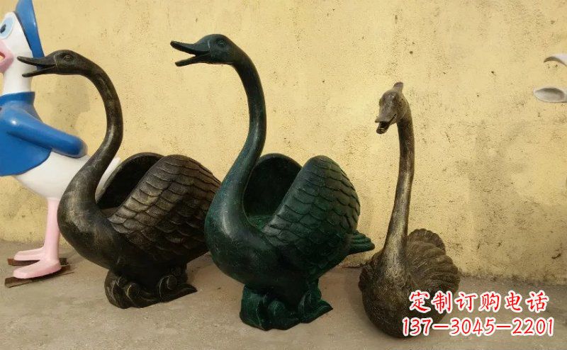 常州天鹅动物铜雕 (3)
