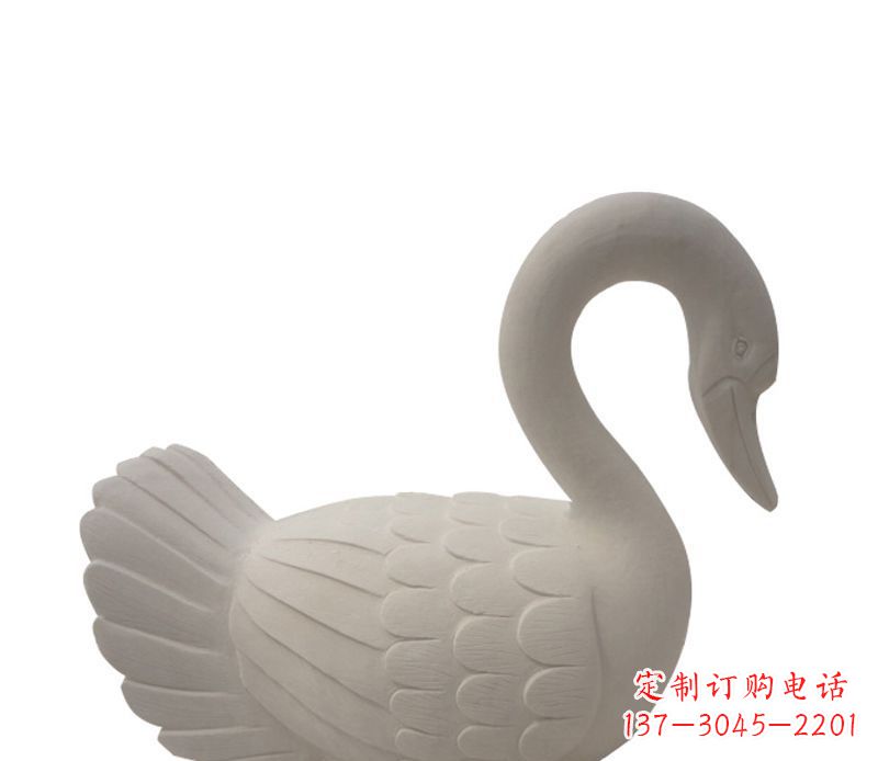 常州天鹅俯身广场景观石雕