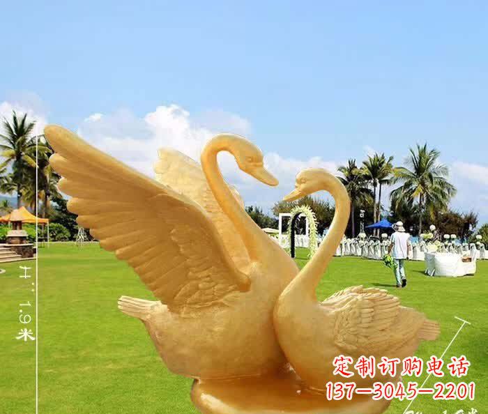 常州天鹅铜雕