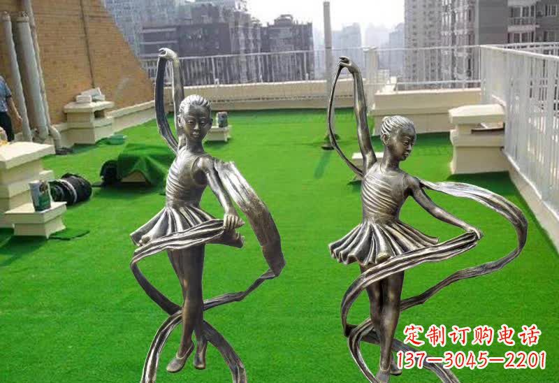 常州跳舞的女孩铜雕