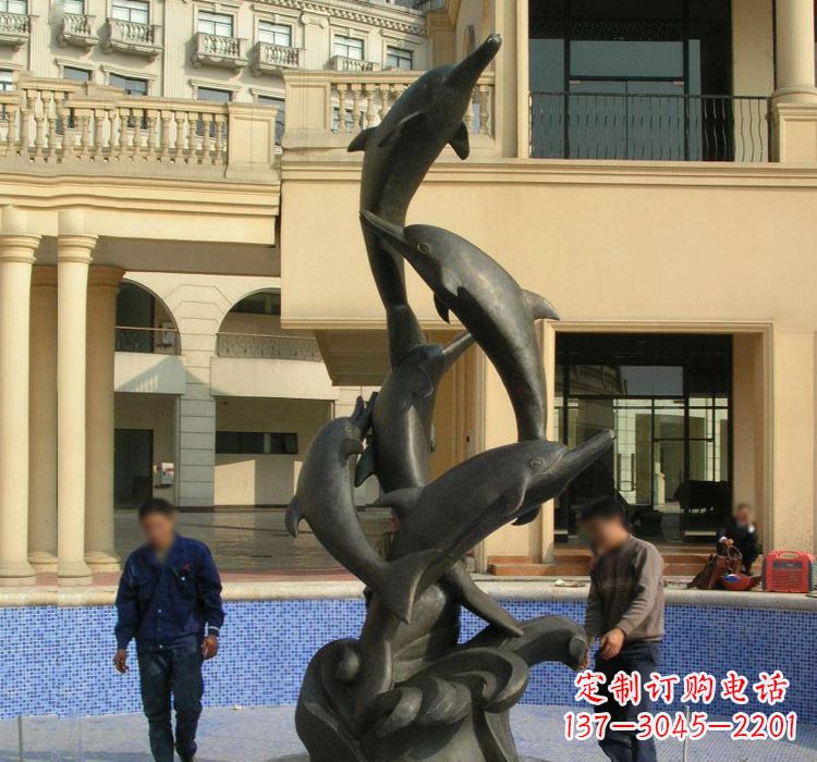 常州跳跃海豚雕塑