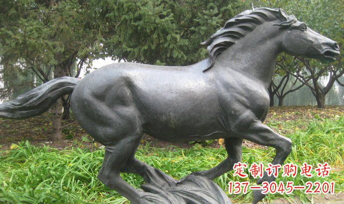常州铜雕奔马公园动物雕塑