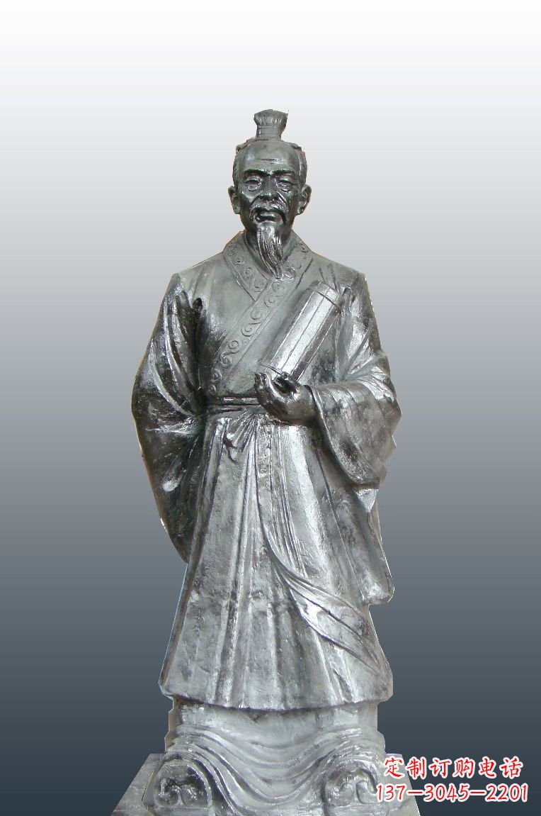 常州铜雕扁鹊古代名医雕塑