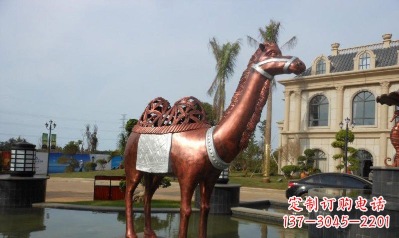 常州铜雕抽象骆驼