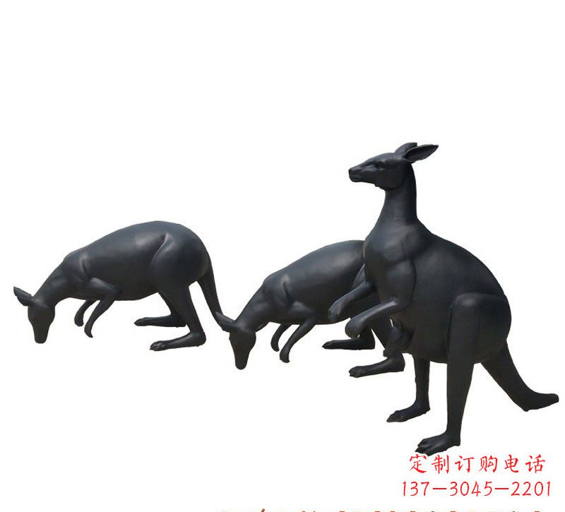常州铜雕袋鼠雕塑