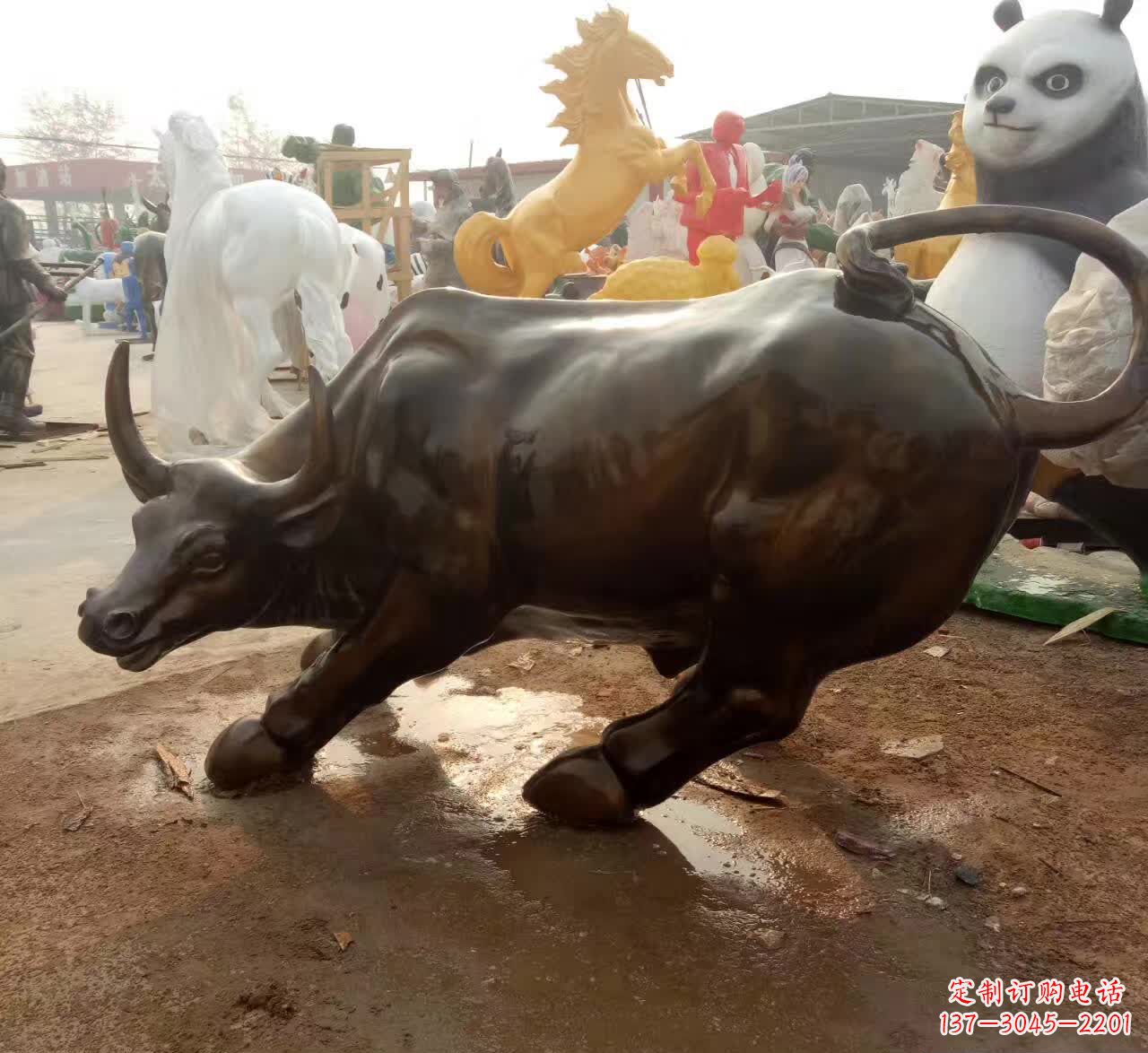 常州铜雕动物牛