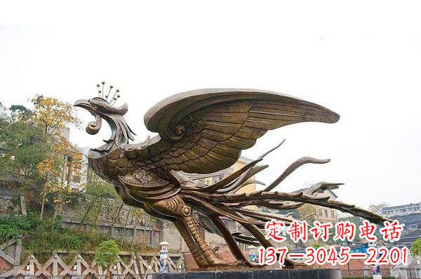 常州铜雕凤凰
