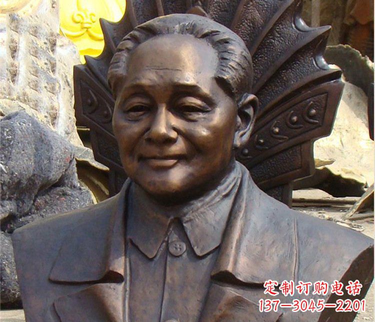 常州铜雕广场邓小平肖像雕塑