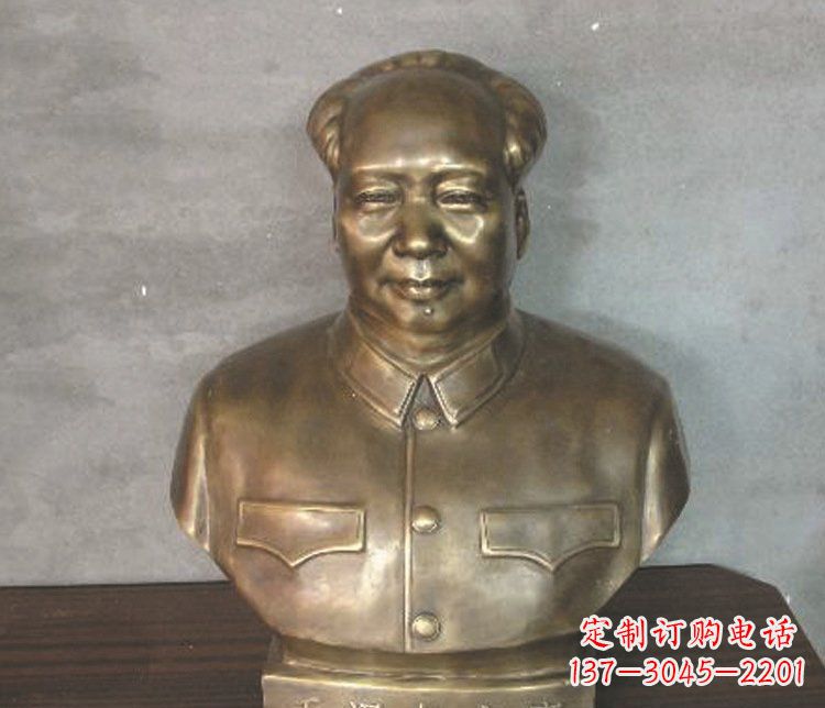 常州铜雕广场纪念伟人毛主席雕塑