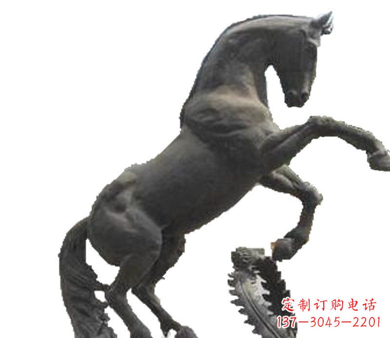 常州铜雕广场街道景观摆件动物马雕塑