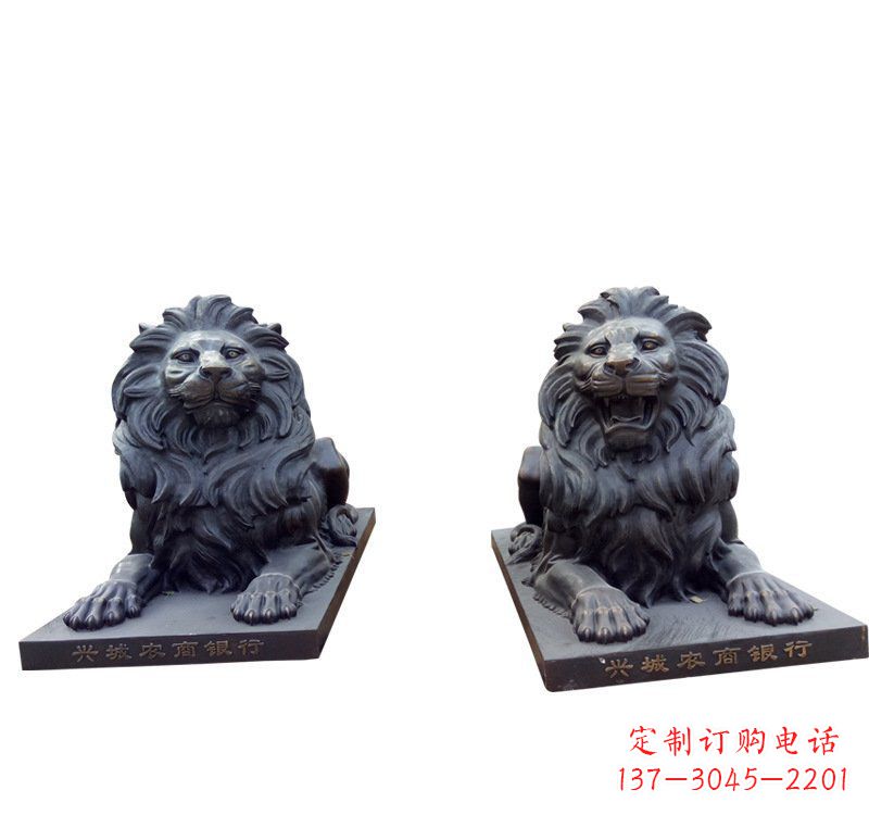 常州铜雕汇丰狮子 (2)