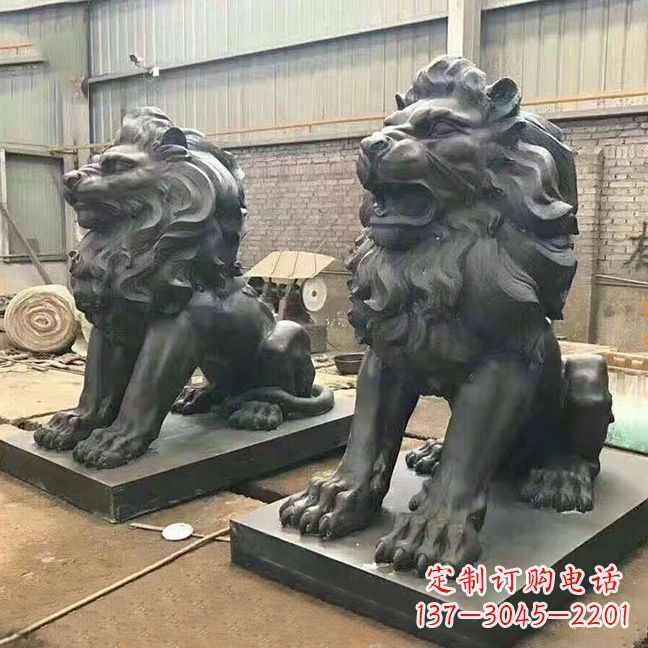 常州铜雕汇丰狮子