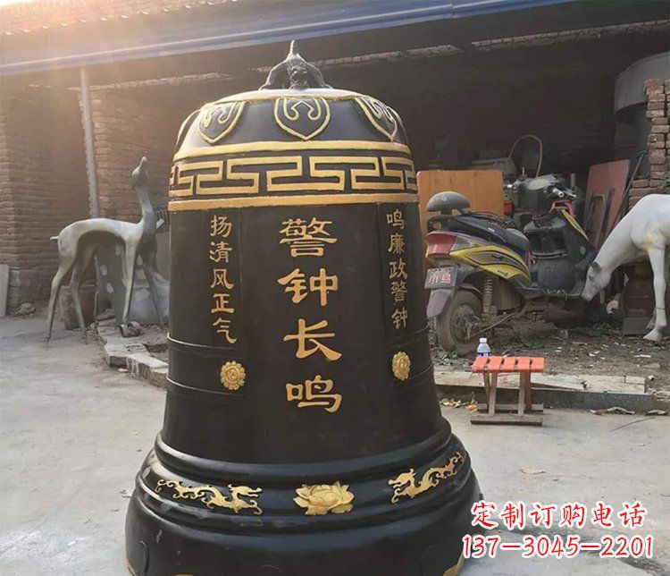 常州铜雕警钟长鸣寺庙雕塑