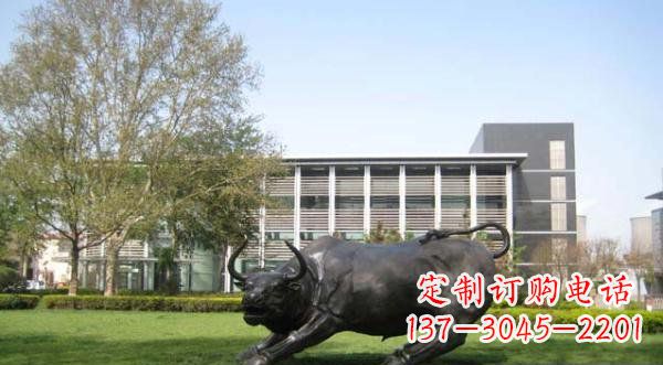 常州铜雕牛公园动物雕塑 (2)