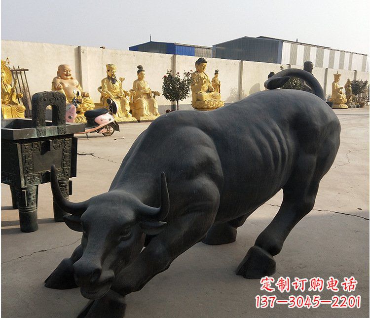 常州铜雕牛广场动物景观摆件 (6)