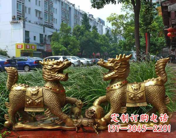 常州铜雕麒麟神兽