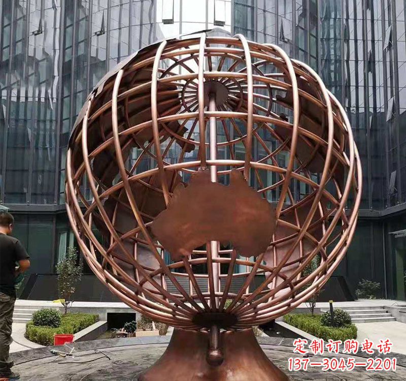 常州铜雕企业地球仪