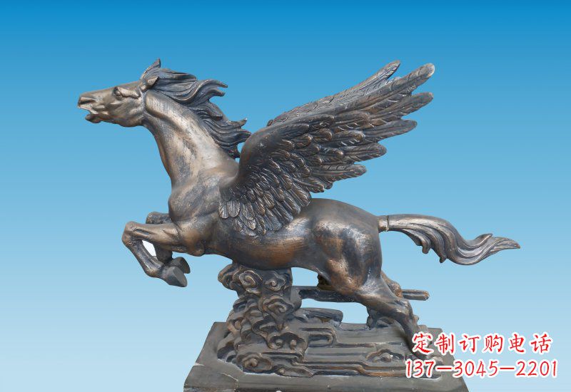 常州铜雕企业飞马