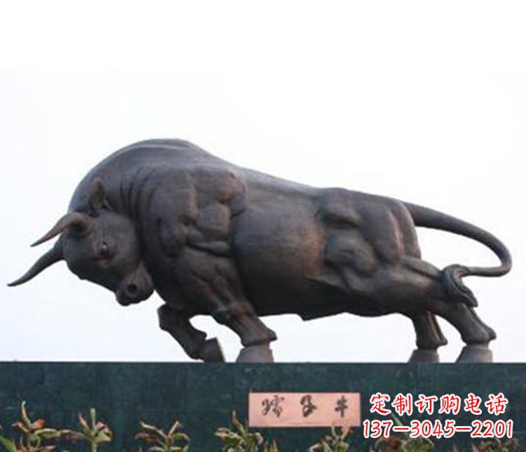 常州铜雕孺子牛动物雕塑