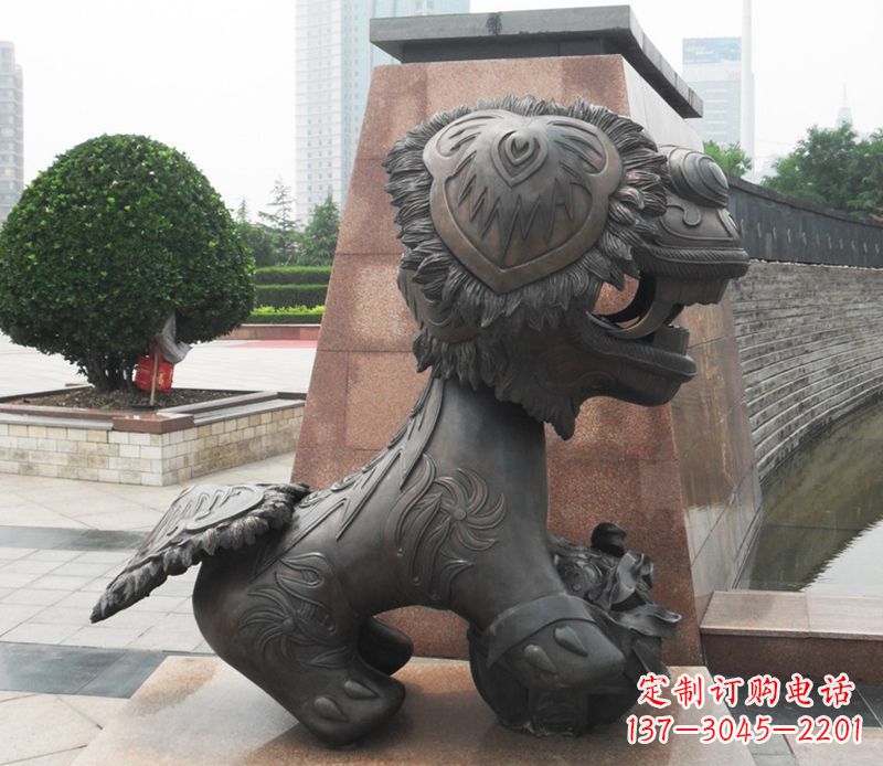 常州铜雕狮子