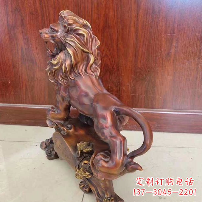 常州铜雕狮子动物雕塑摆件