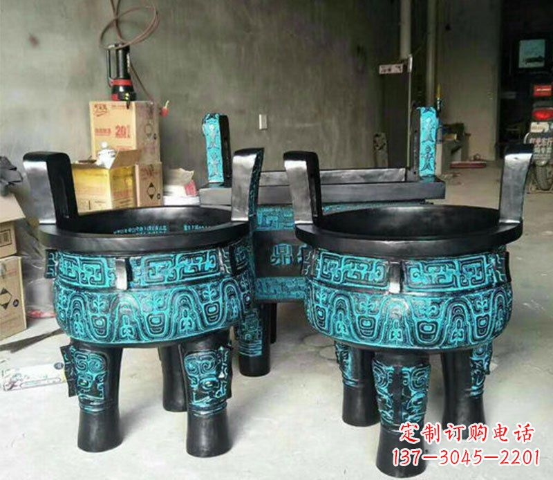 常州铜雕香炉寺庙香炉雕塑