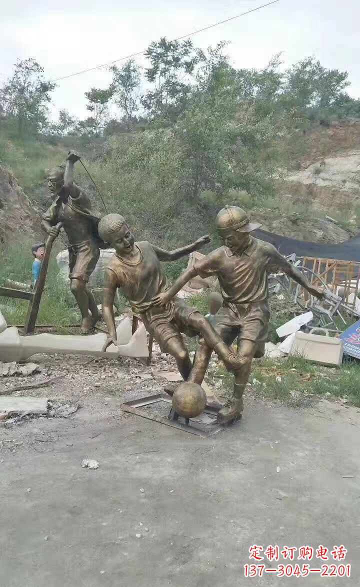 常州铜雕小孩童趣人物雕塑