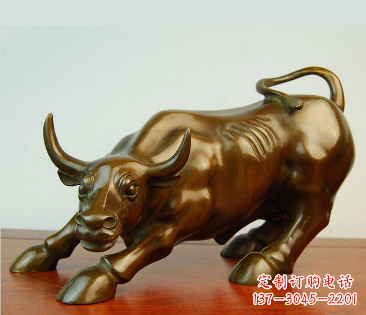 常州铜雕小区动物牛摆件