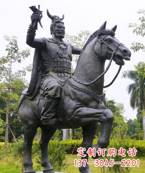 常州铜雕炎帝骑马