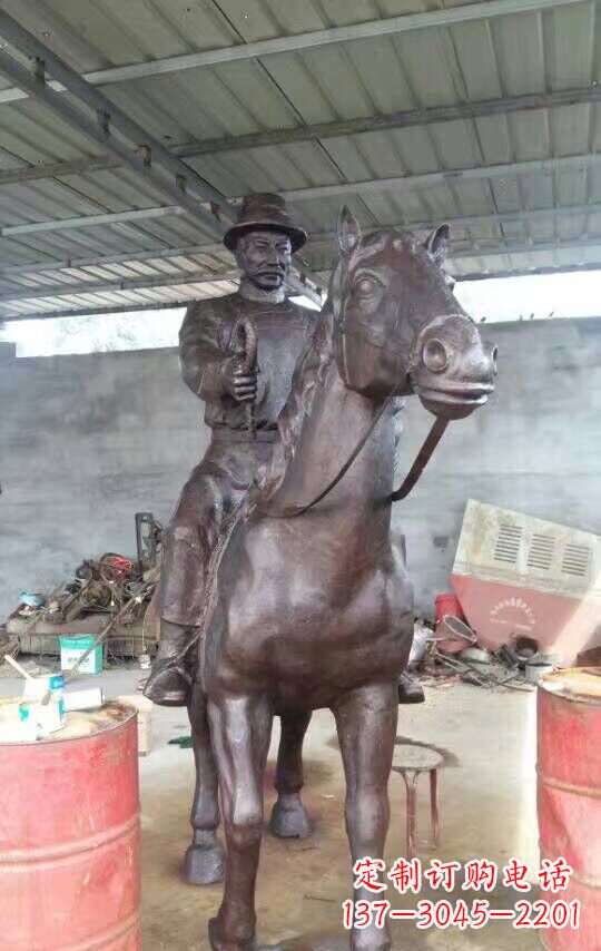 常州铜雕园林动物马雕塑