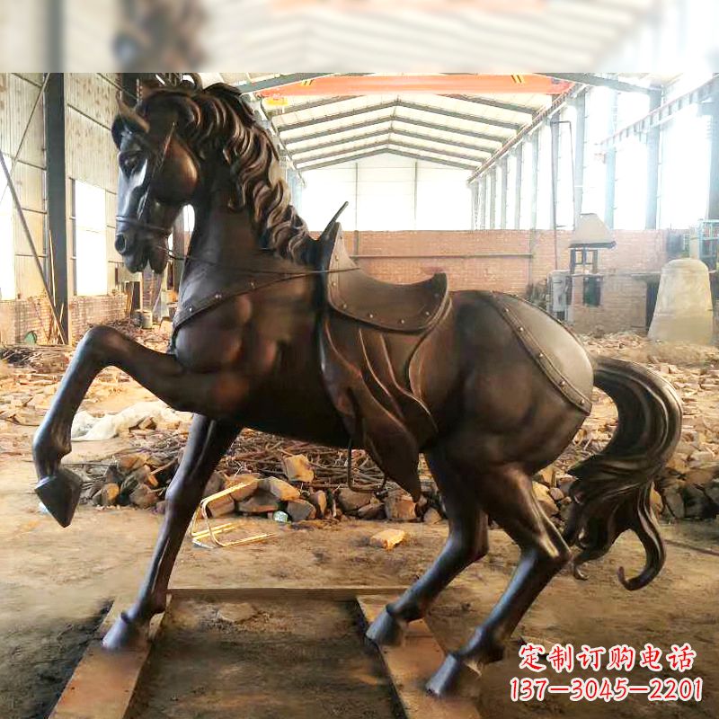 常州铜雕战马