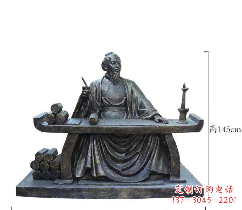 常州铜雕张仲景人物