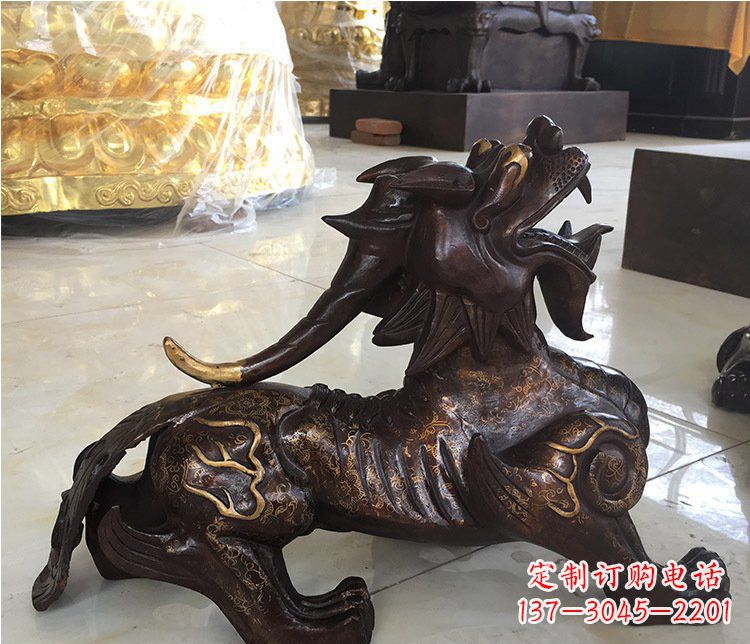 常州铜雕招财辟邪貔貅雕塑摆件