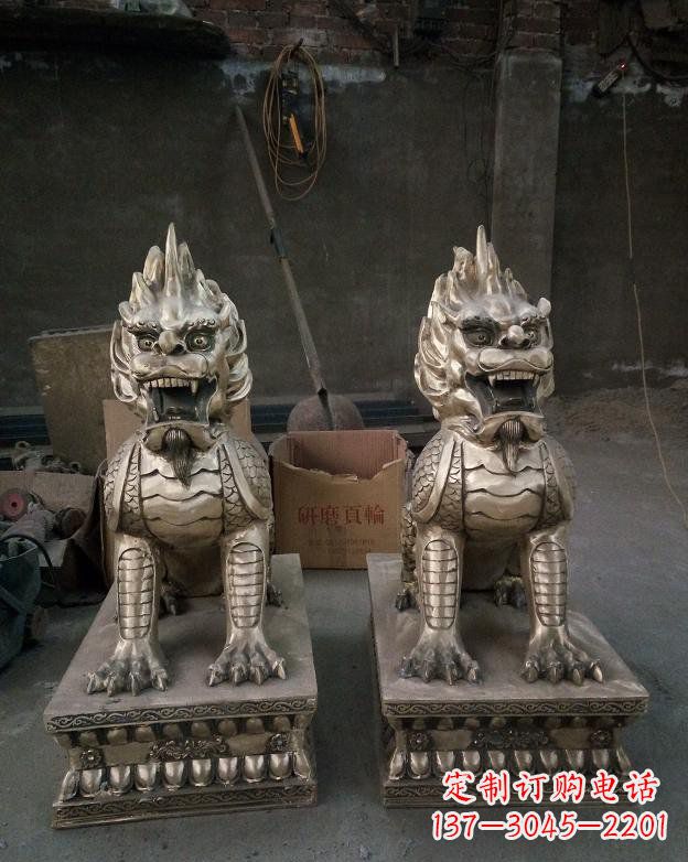 常州铜雕镇宅麒麟