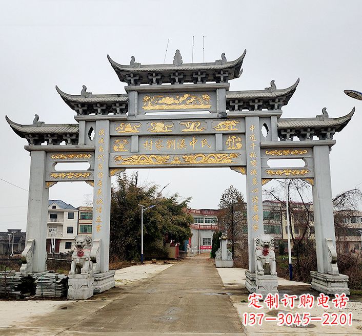 常州透雕石牌坊