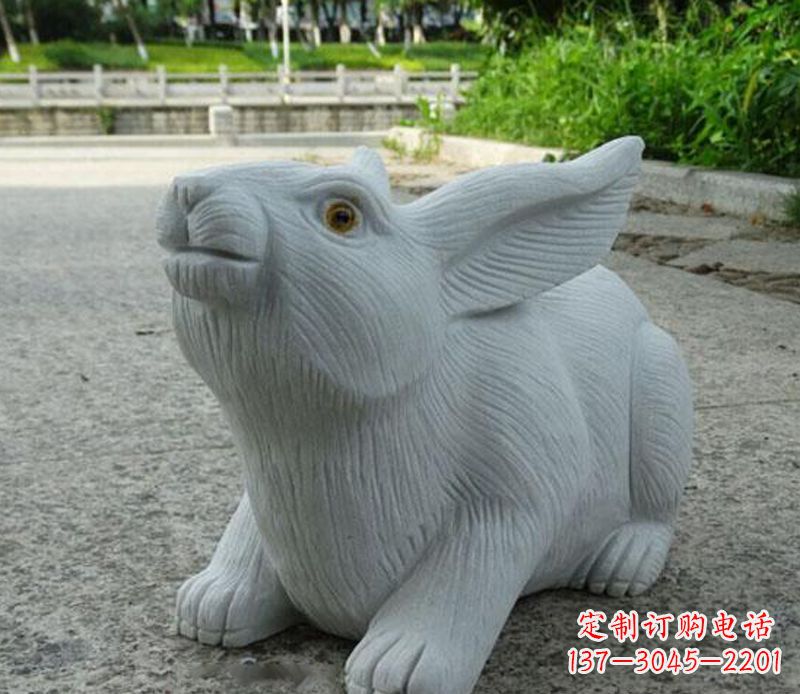 常州兔子石雕公园景观雕塑
