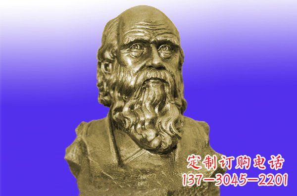 常州托尔斯泰头像铜雕