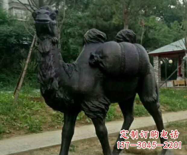 常州驮行李的骆驼铜雕
