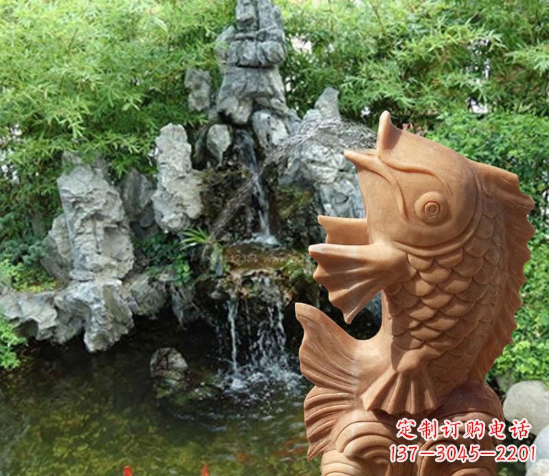 常州晚霞红鲤鱼喷泉