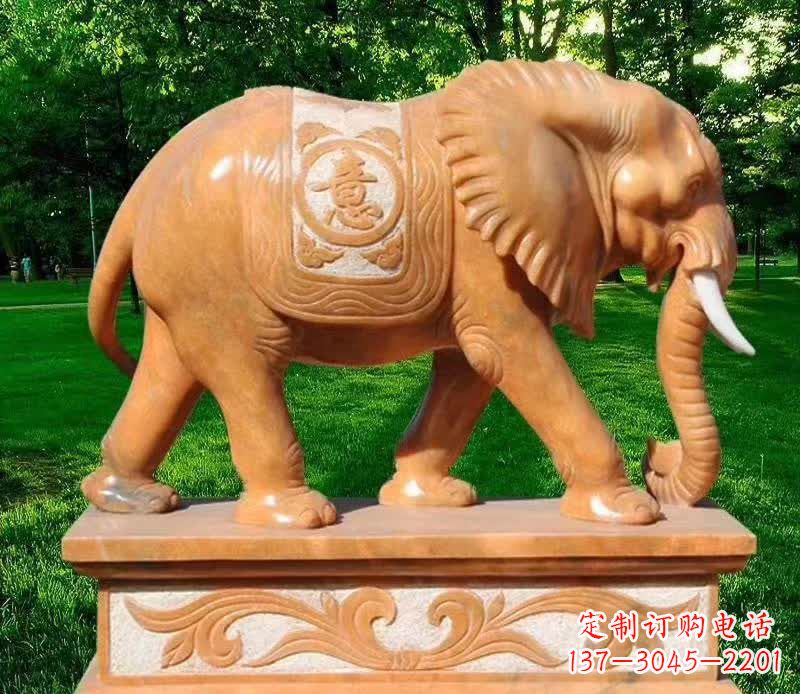 常州晚霞红园林如意大象