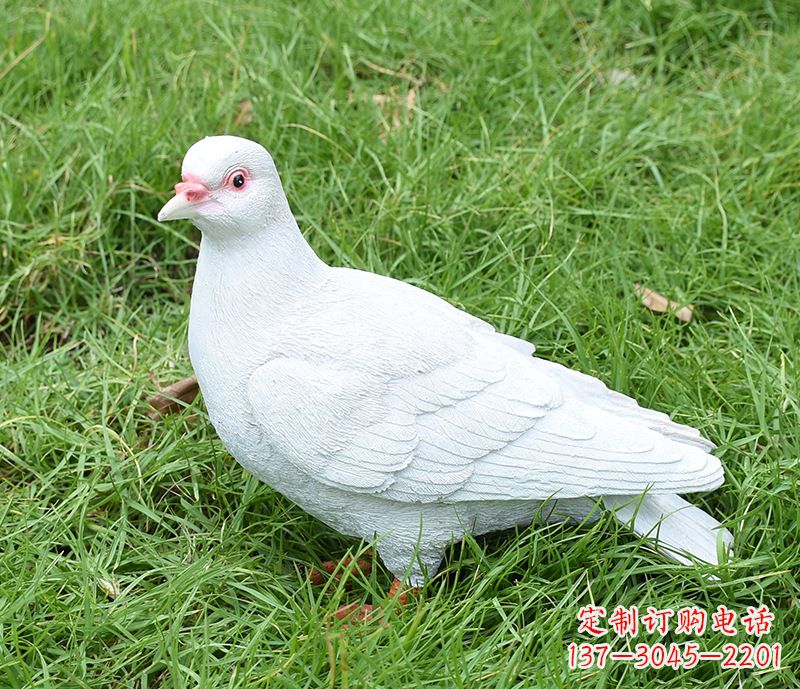 常州潍坊和平鸽雕塑女孩