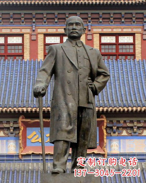 常州伟人孙中山先生铜雕像