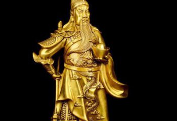 常州关公铜雕，传承古典传统