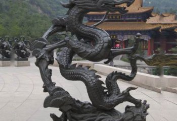 常州超群绝伦的盘龙铜雕