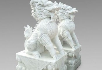 常州释迦牟尼麒麟石雕，吸煞驱邪