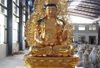 常州手工精雕如来佛塑像